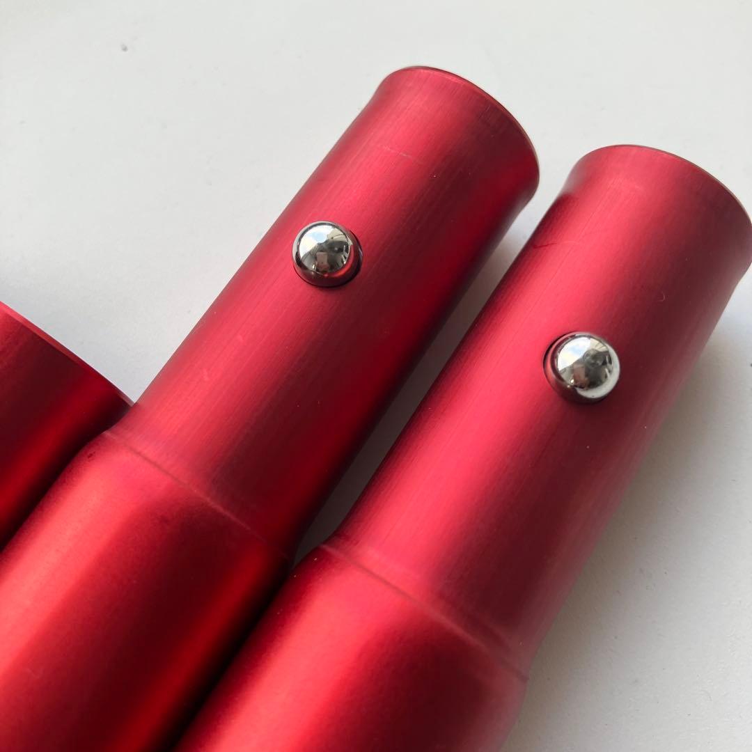 スノーピーク　ウイングポール　レッド　280cm 2本セット