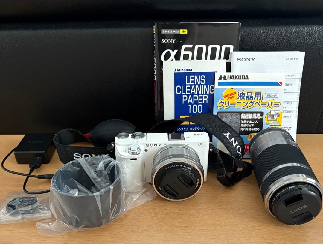 SONY α6000 ホワイト E 16-50mm レンズ付き