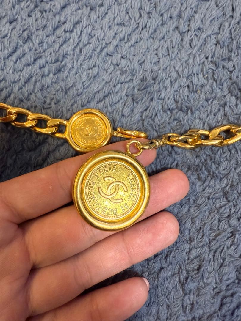 CHANEL チェーンベルト　ゴールド　ヴィンテージ