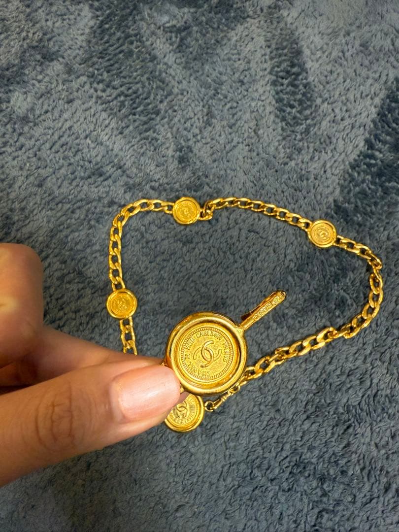 CHANEL チェーンベルト　ゴールド　ヴィンテージ