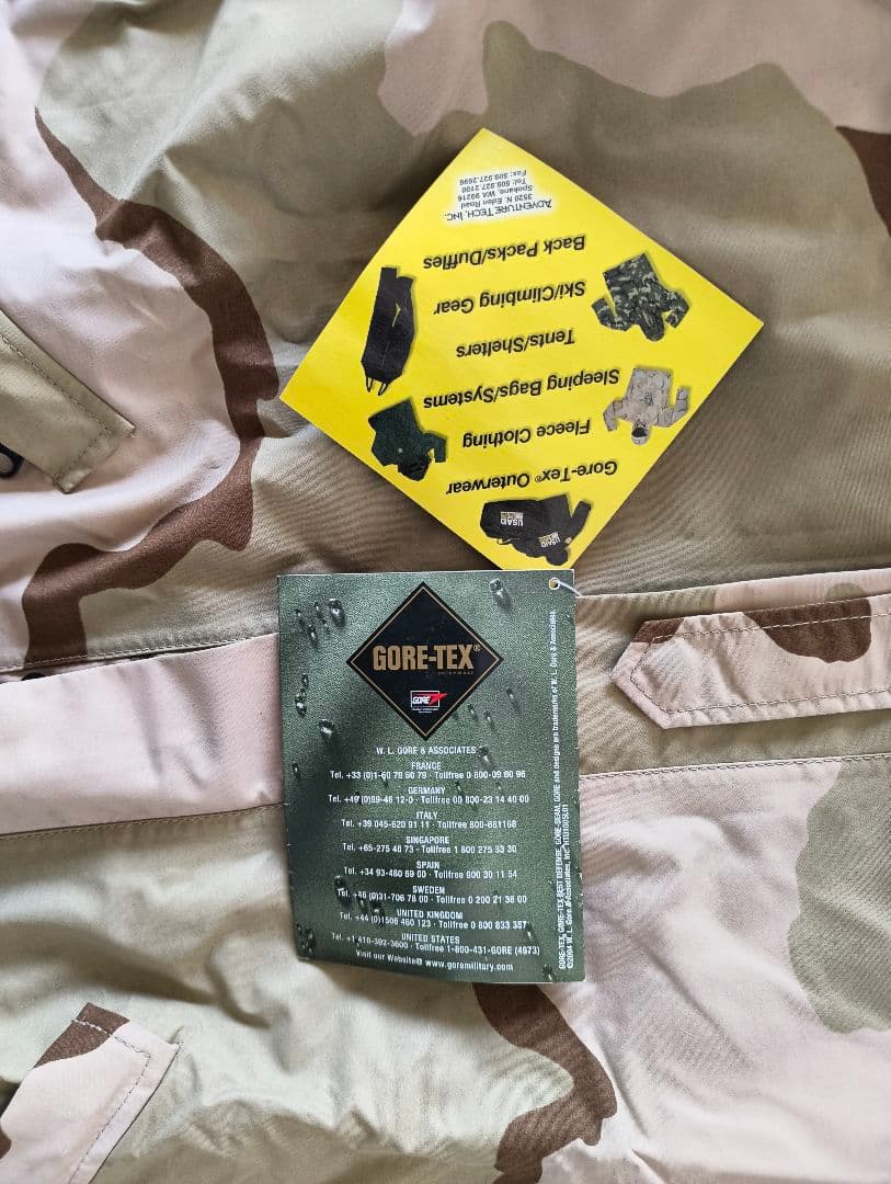 迷彩 ゴアテックス リバーシブルミリタリージャケット