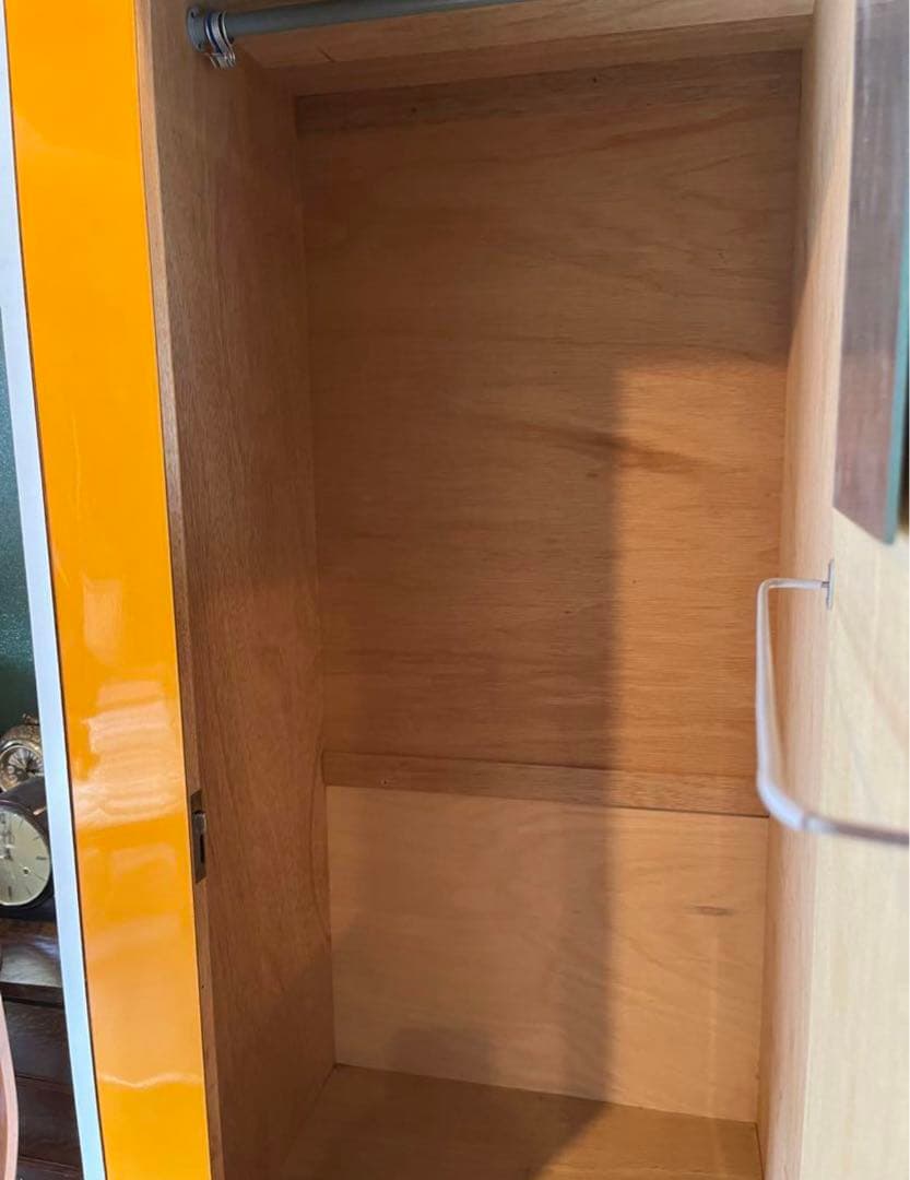 オレンジ クローゼット 昭和レトロ レトロポップ インテリア 当時物