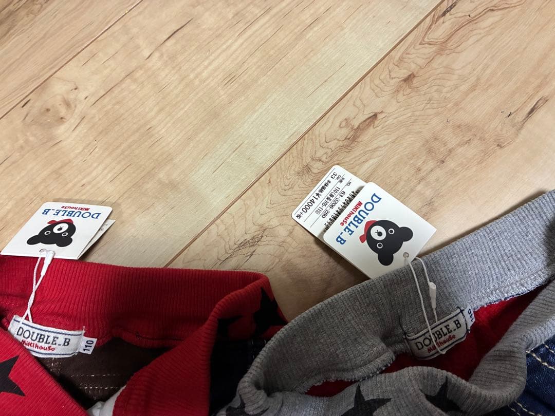 新品　ダブルビー　2点セット デニム