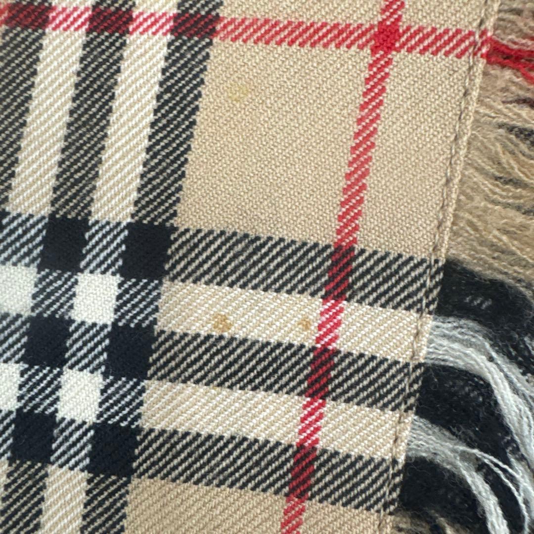 BURBERRY ノバチェック ウール プリーツミニスカート 36 ベージュ