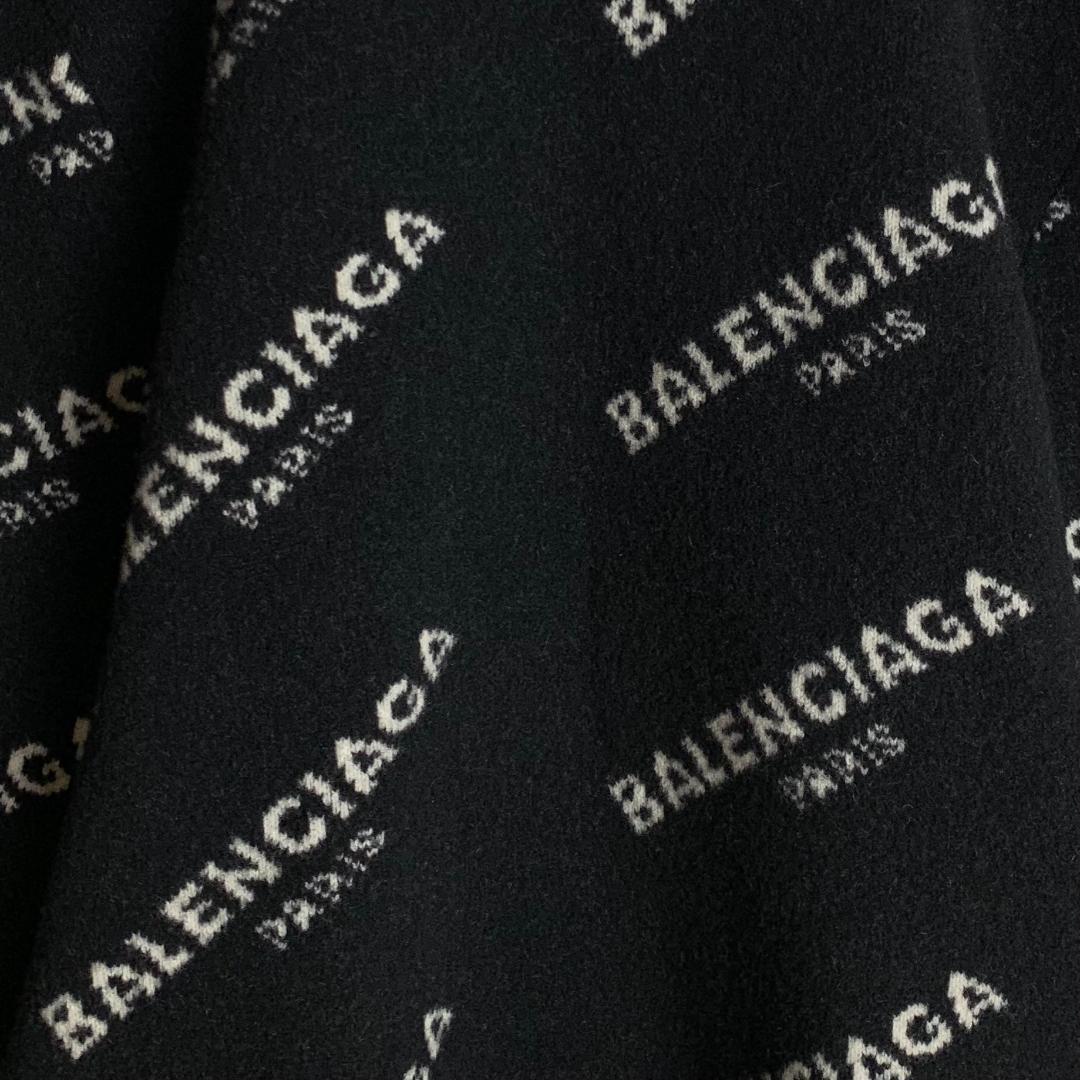 【即完売・超絶人気モデル】バレンシアガ☆総柄ロゴ入りニット セーター/2947.