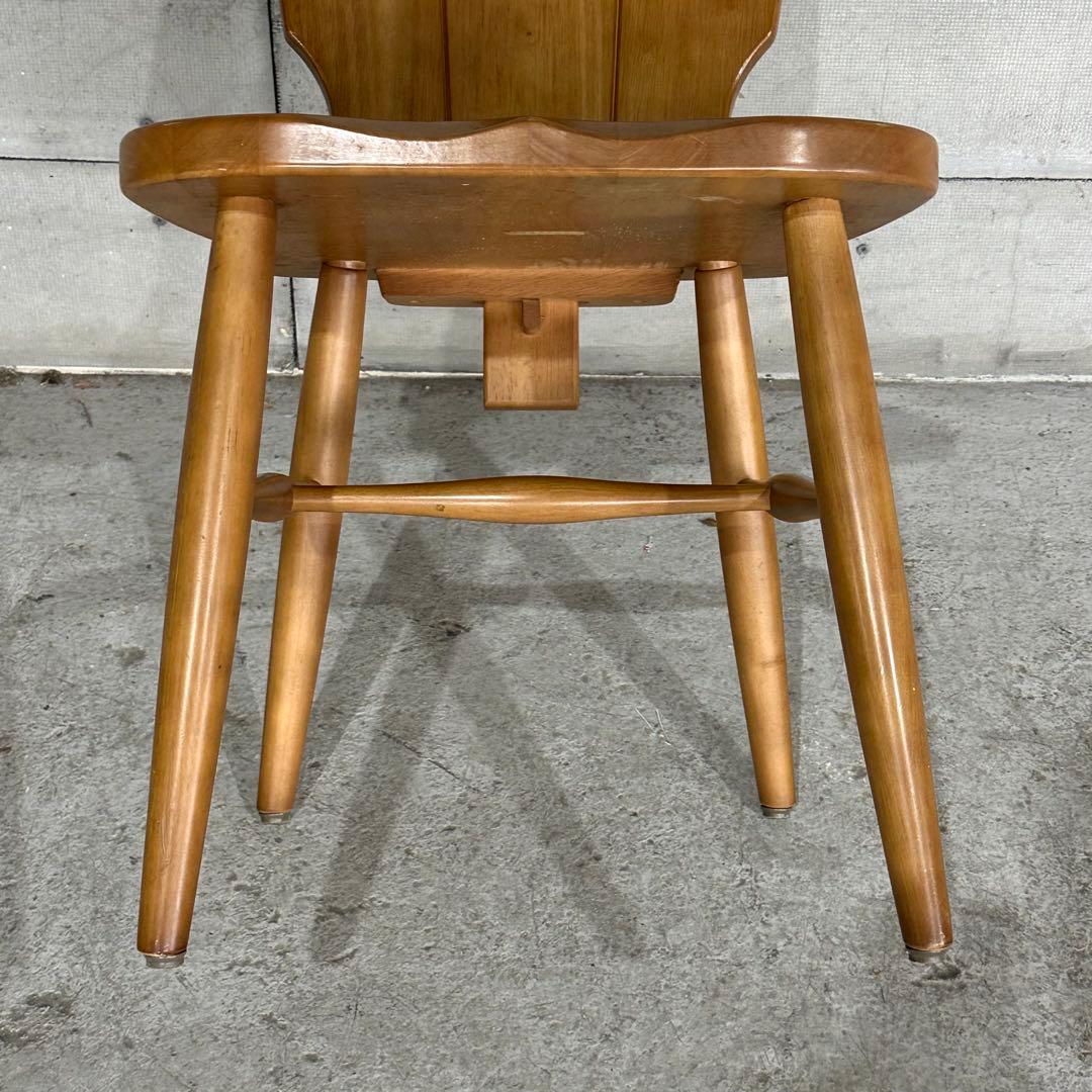 ✦karimoku✦ カリモク RUSTIC チェア／ニング 椅子／昭和レトロ③