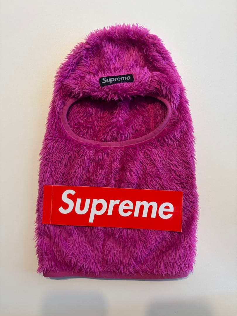 ぷ*ん様 Supreme Fuzzy Balaclava 'pink'