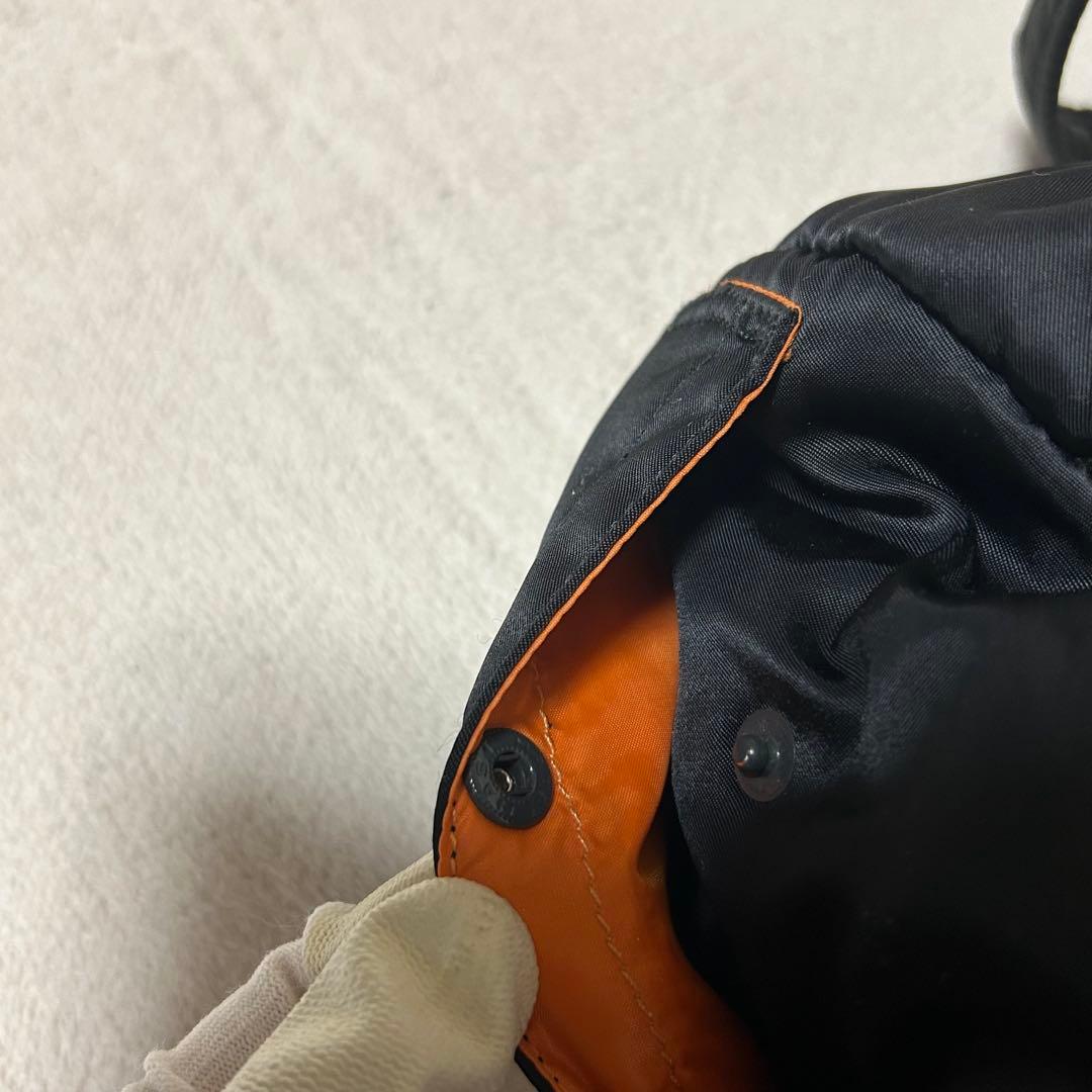 ★未使用級★POTER★ミニボストン★ドラムバッグ★タンカー★黒