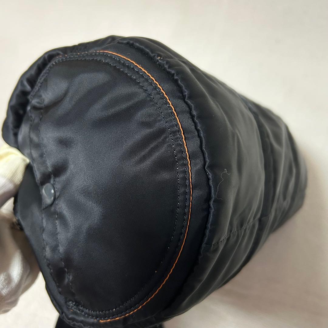 ★未使用級★POTER★ミニボストン★ドラムバッグ★タンカー★黒