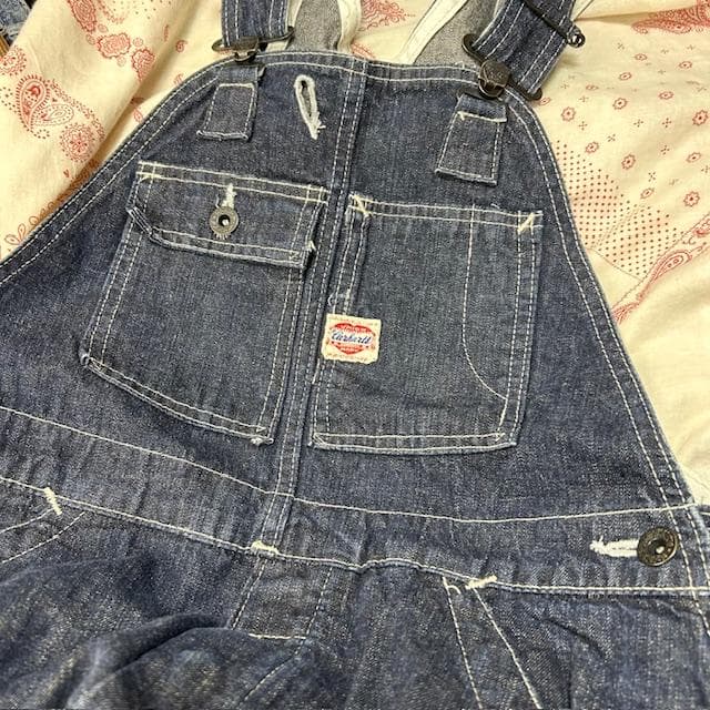 90s carhartt ハートタグ デニムオーバーオール 30 濃紺 復刻