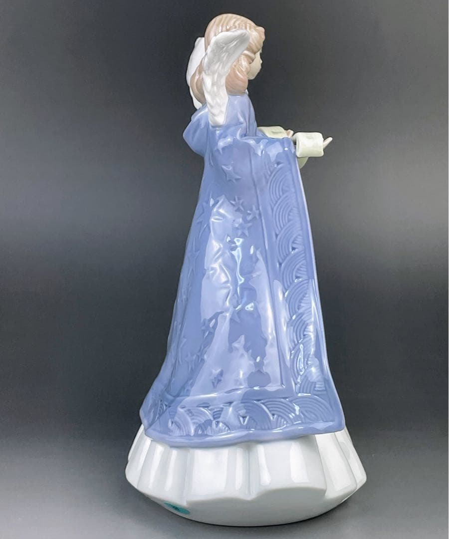 【希少】LLRADRO リヤドロ 楽譜を持つ天使 パープル 紫 リアドロ