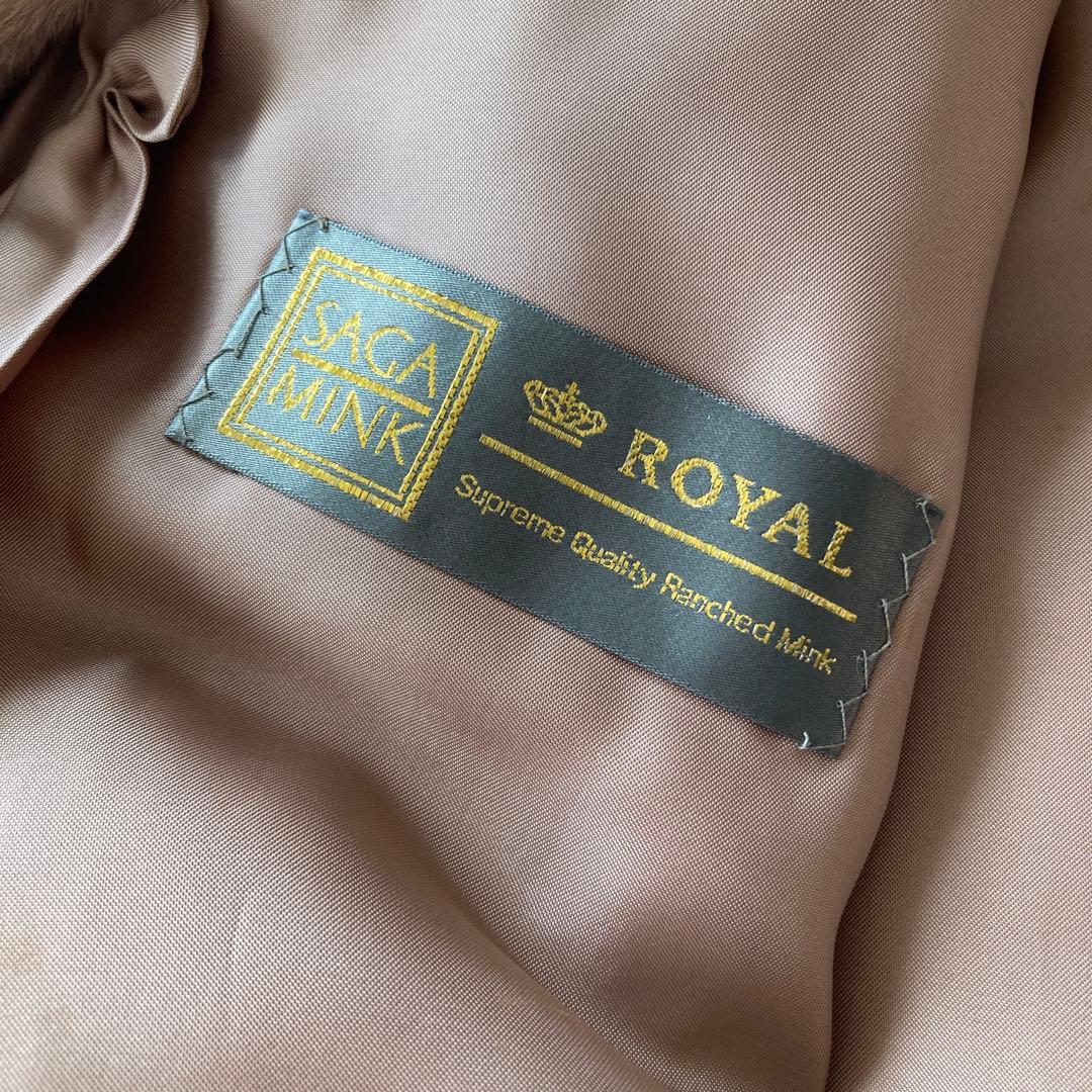 エ*1様 SAGA MINK ミンク　コート　バレンチノ　ピンクベージ