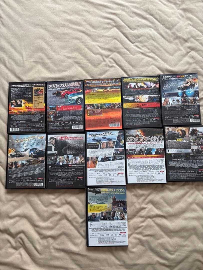 ワイルドスピード　Fast & Furious シリーズ DVD 11枚セット
