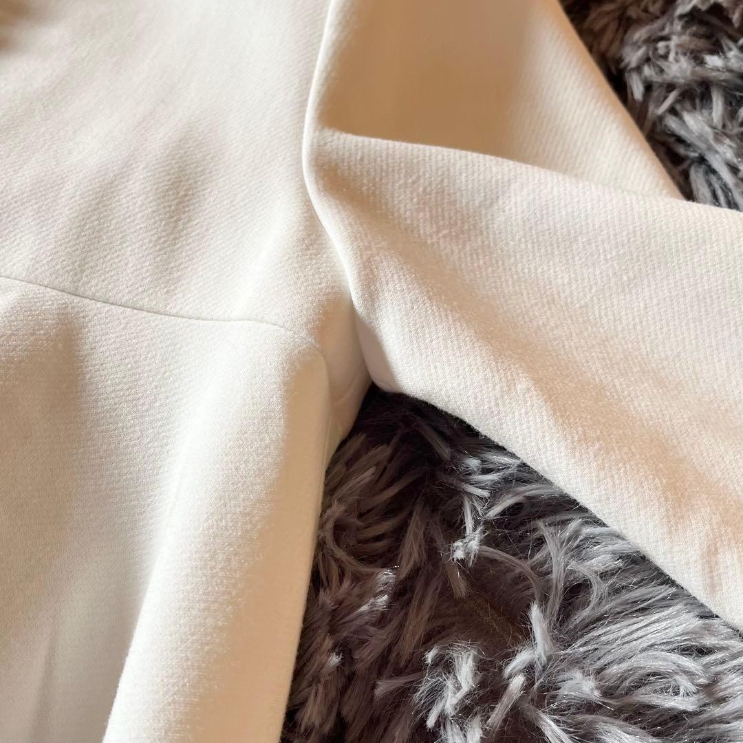 美品✨ ヨーコチャン パールAライントップス ロングスリーブ 近年 40 白