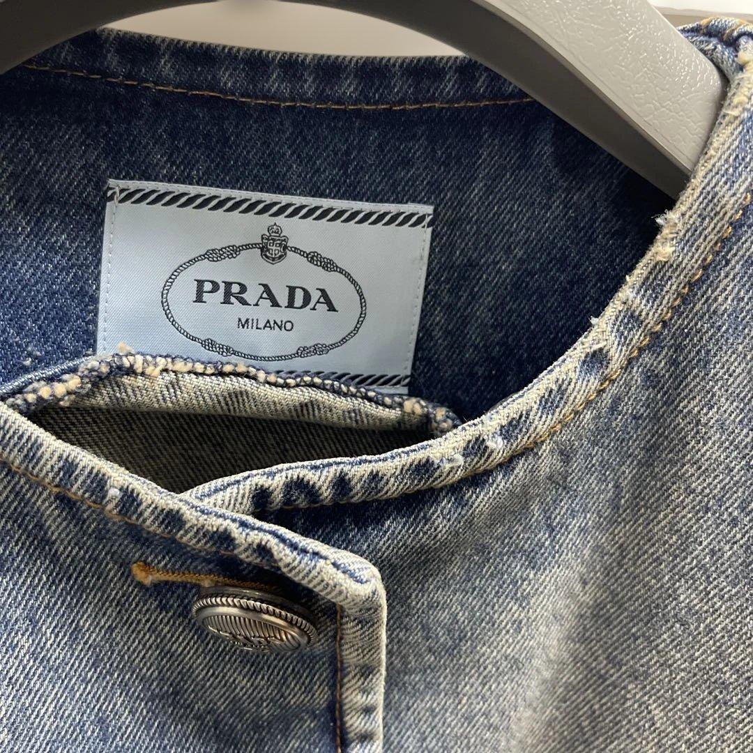 プラダ　デニムジャケット　36 1回着用！