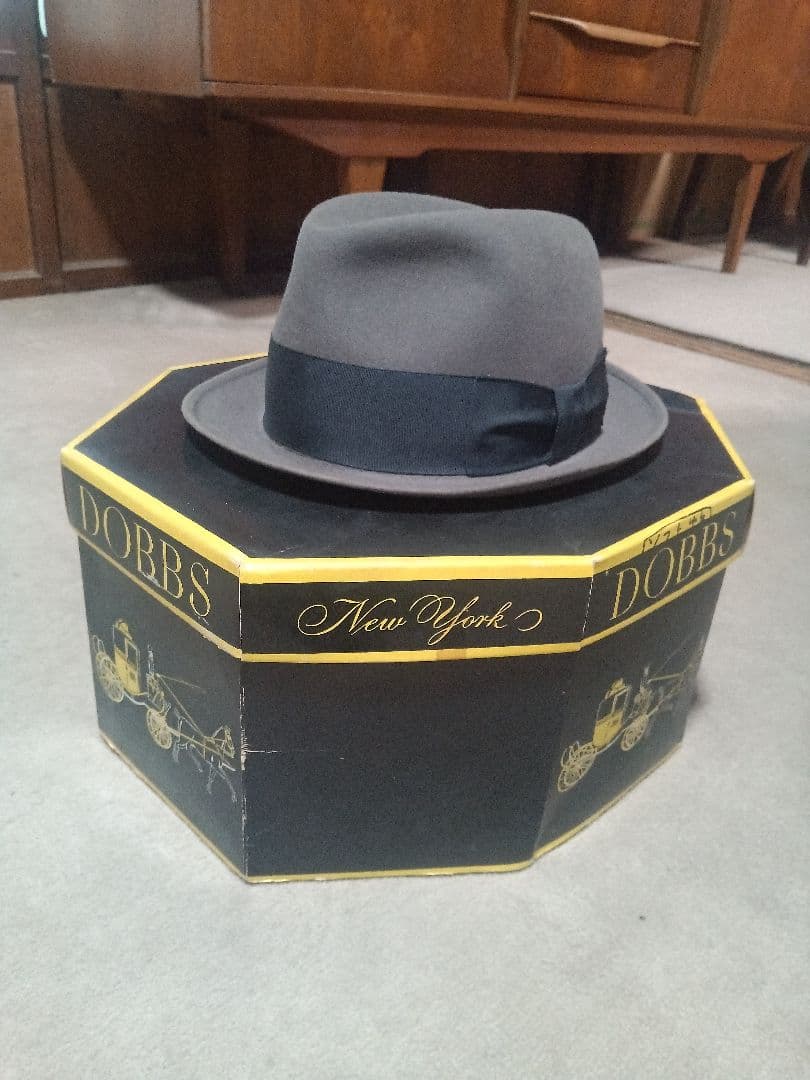 推定50年代 DOBBS guild edge hat fedra