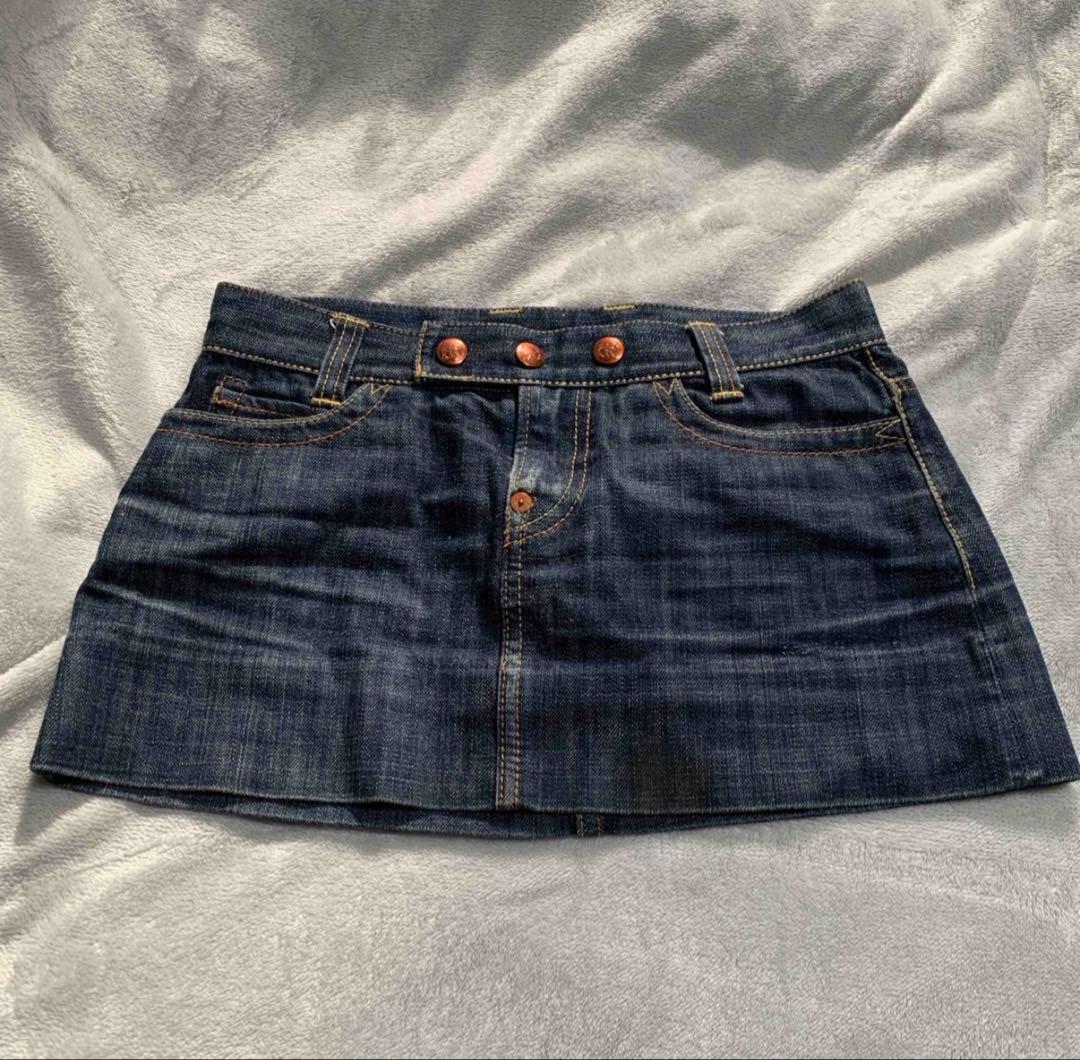 EVISU デニム ミニスカート