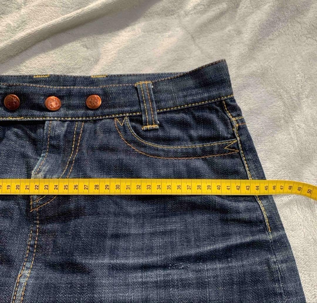 EVISU デニム ミニスカート