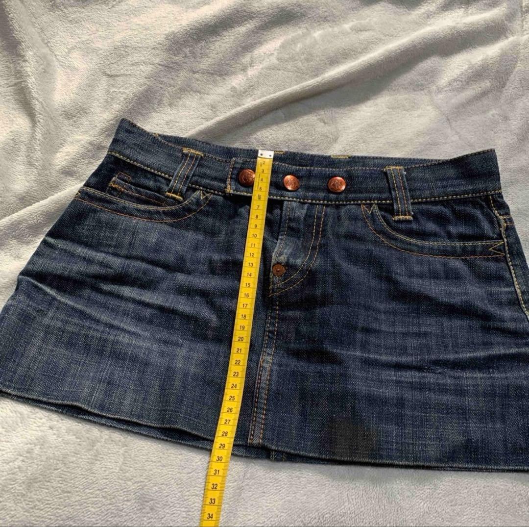 EVISU デニム ミニスカート