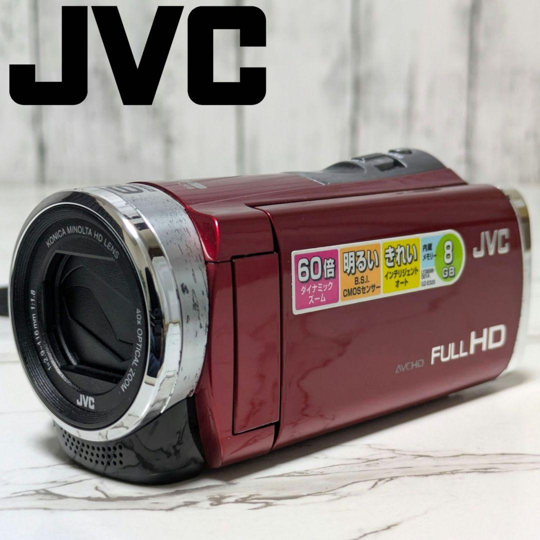 JVC　GZ-E325　レッド