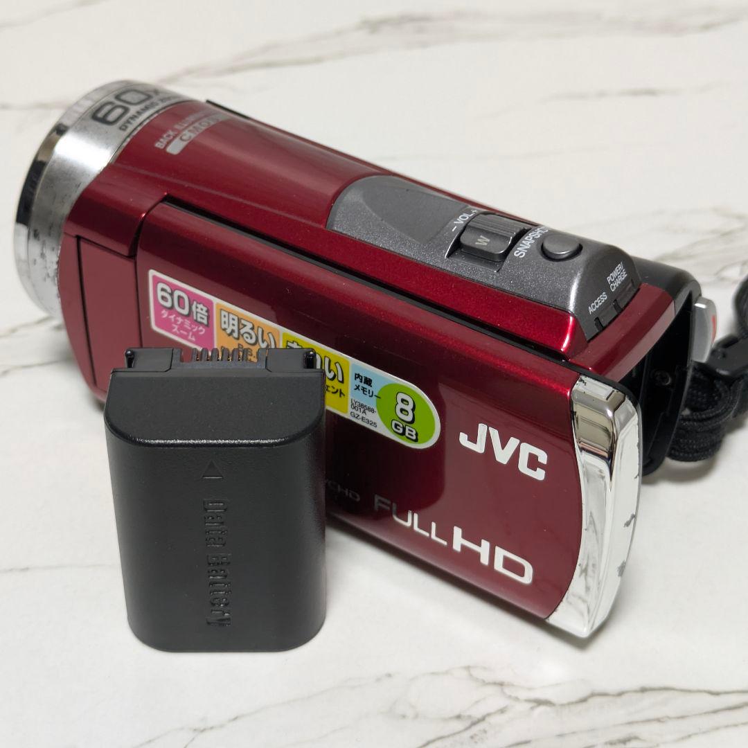 JVC　GZ-E325　レッド