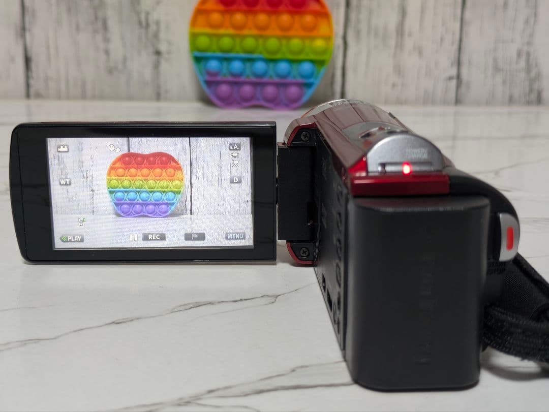 JVC　GZ-E325　レッド