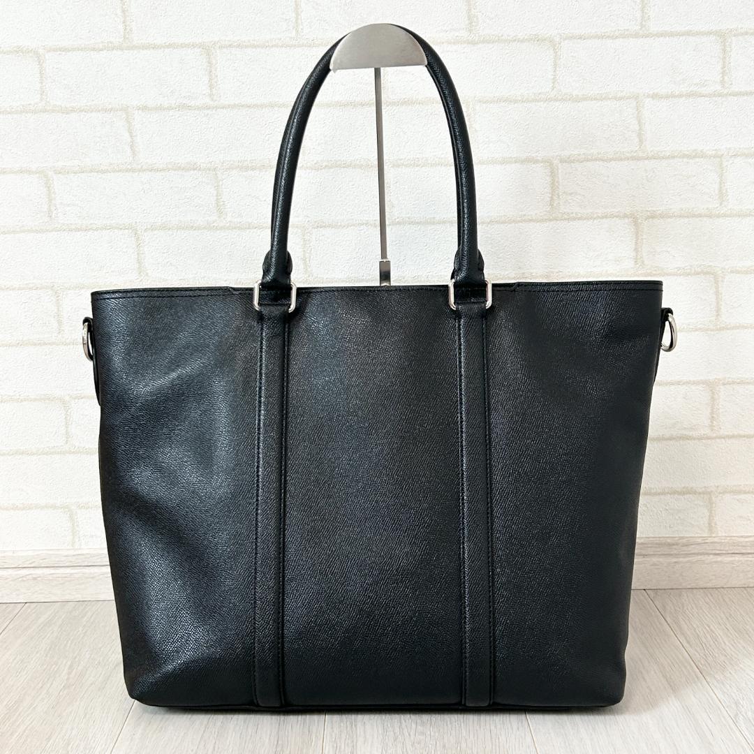 COACH コーチ メトロポリタン トートバッグ レザー ビジネス ブラック