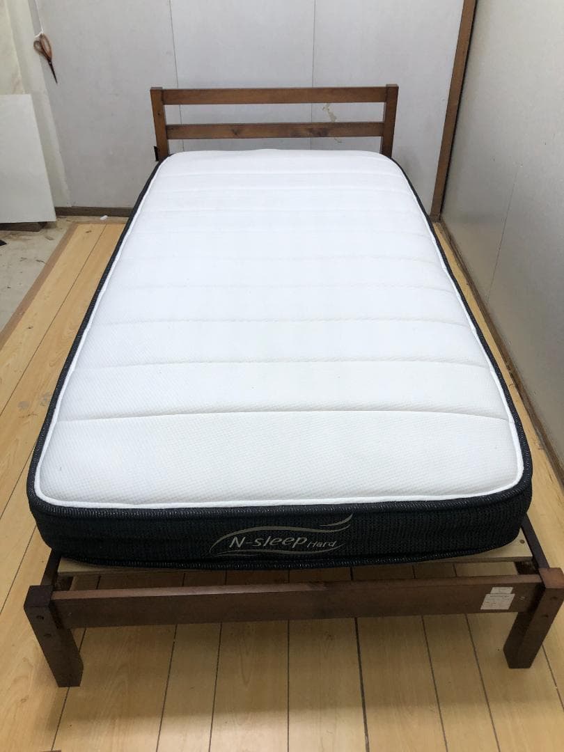 ニトリ　ベッドフレーム シングル 木製　マットレス（Nスリープ）270708-