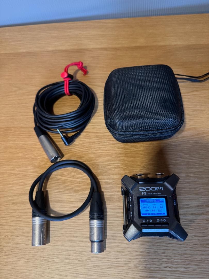 ZOOM F3 32bitフロート機能 フィールドレコーダー + ケース＆おまけ