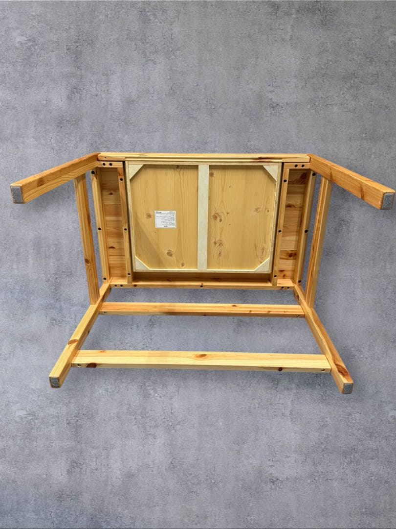 無印良品 パイン材デスク ナチュラル 机 無垢材 幅86cm