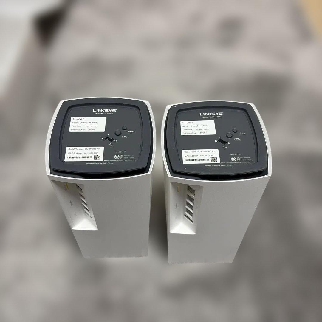 LINKSYS トライバンドメッショWifi AX4200 2個セット