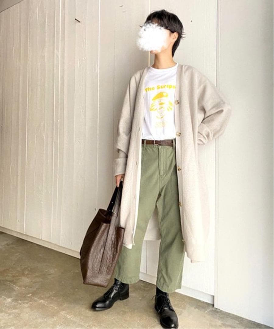 新品 LUXE ジャーナルスタンダード メリノボイル Vネックカーディガン