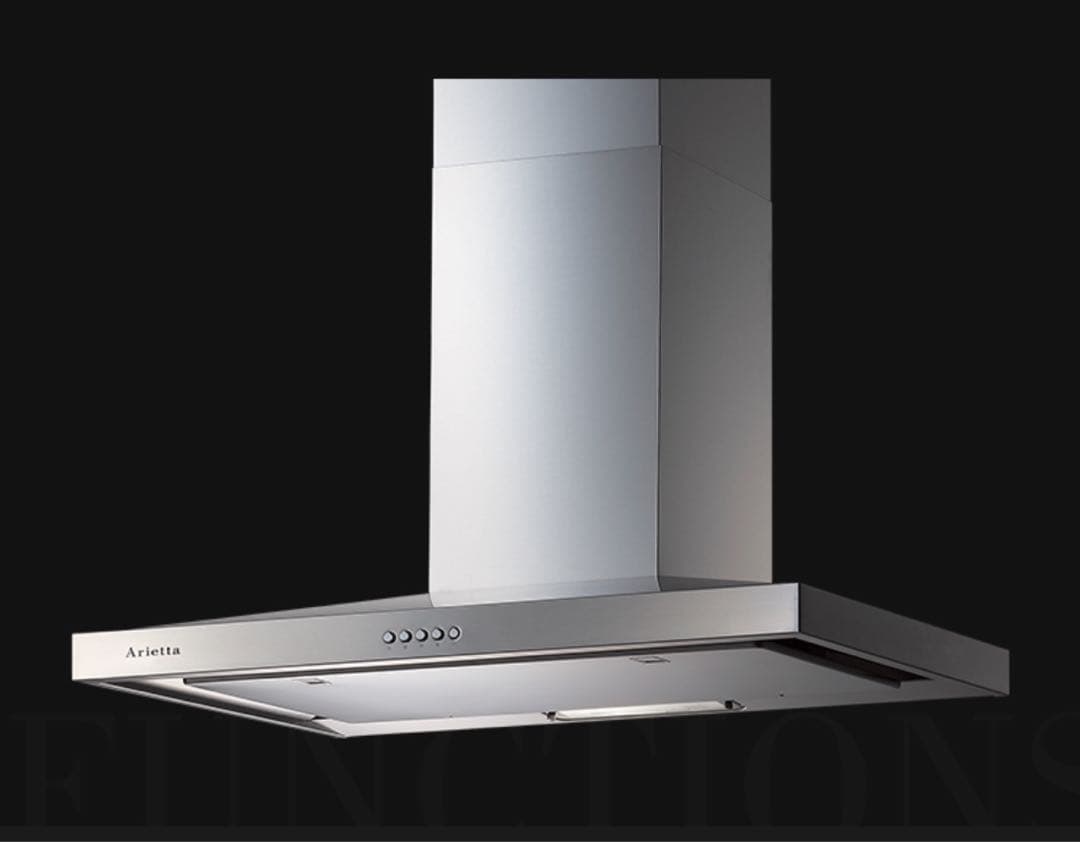 新品　アリアフィーナレンジフード Arietta BETL-901 ブラック