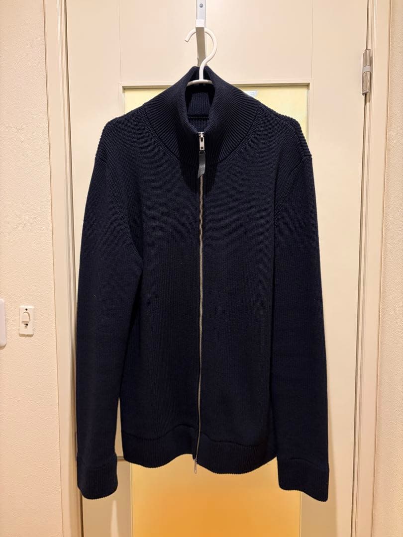 マルジェラmaison margiela ドライバーズニット Mサイズ ネイビー