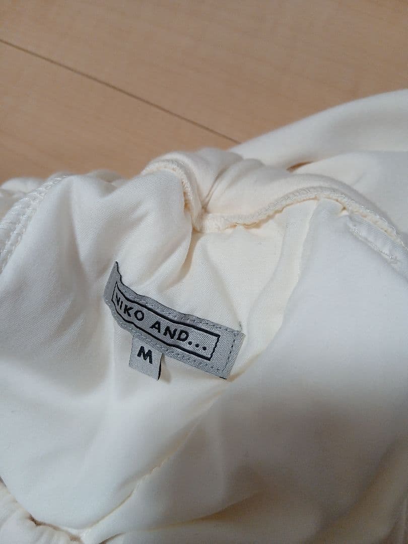 完売品　niko and…　MODE NORM CORE　裏起毛3Dカーブパンツ