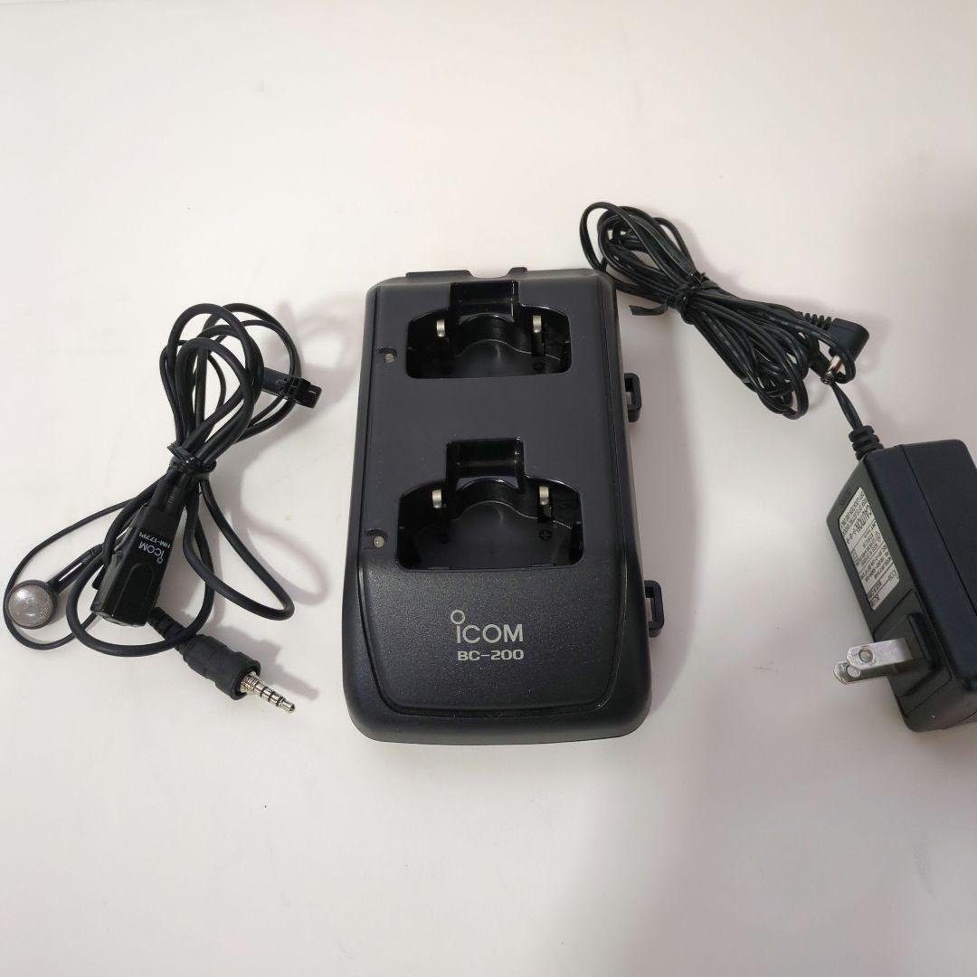 ICOM トランシーバー IC-4310 ×2台、充電器・インカムマイクセット