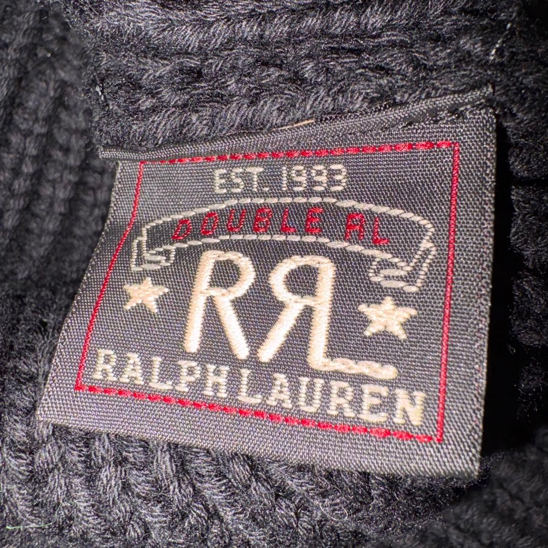 【美品】RRL ニット帽　ブラック　黒