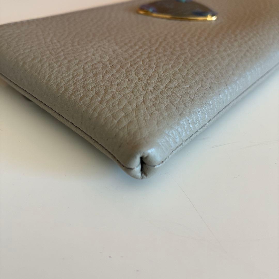 【新品未使用】ATAOアタオ limoリモ 長財布 レザー グレージュ