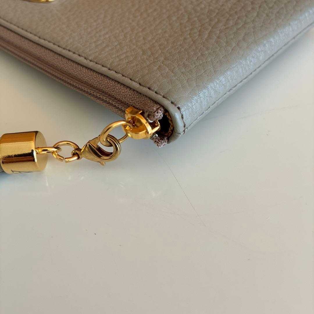 【新品未使用】ATAOアタオ limoリモ 長財布 レザー グレージュ