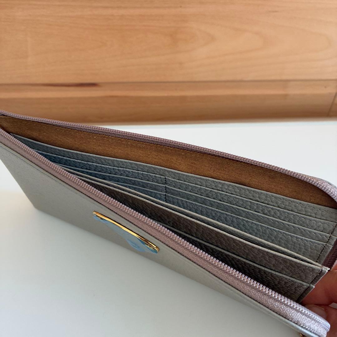 【新品未使用】ATAOアタオ limoリモ 長財布 レザー グレージュ