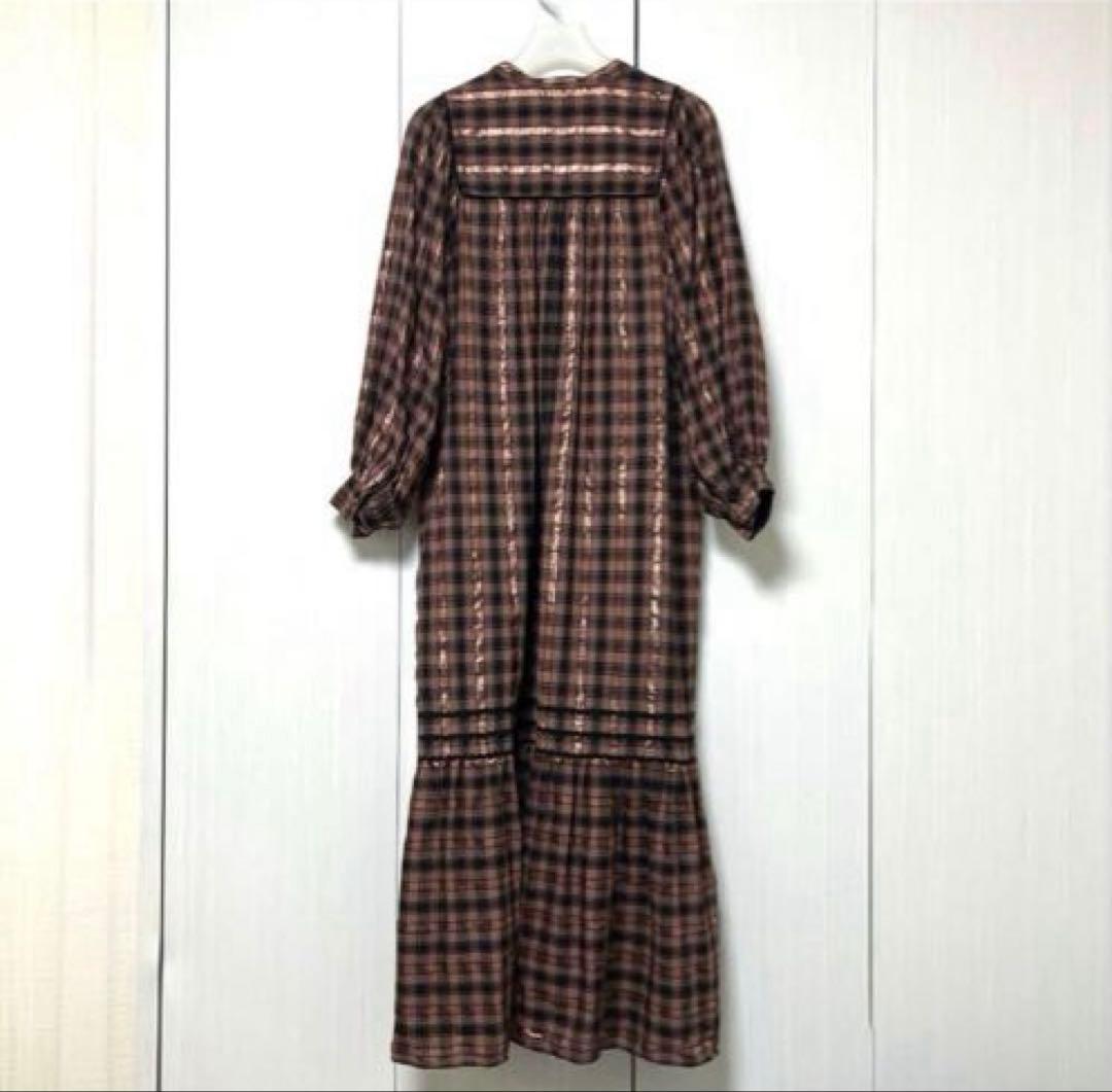 lala☆サラマリカ　コットンチェックワンピース