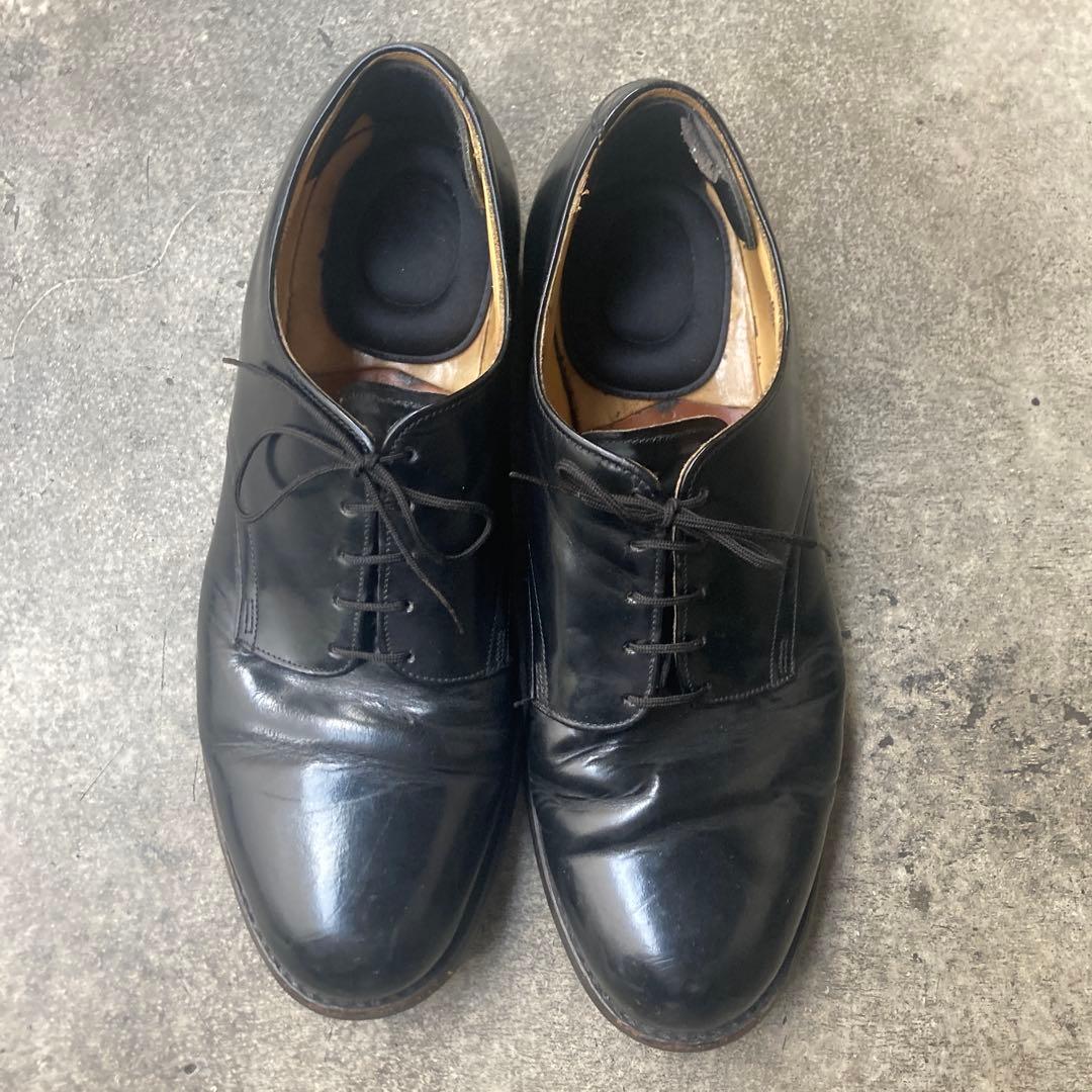 ビンテージ　80s　ミリタリー　サービスシューズ　米軍　US9　USN