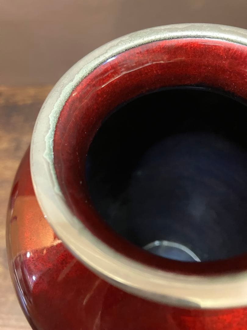 七宝焼 花瓶 菊柄 大小2個セット