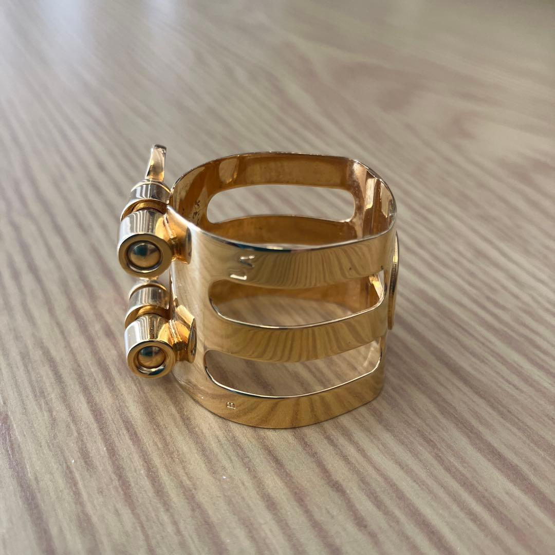 WoodStone リガチャー アルトサックス LAラバー用（GP）