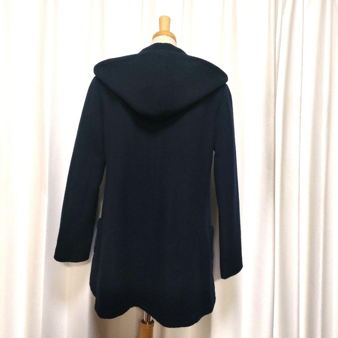 【美品】MILK メルトン フーデットコート ダブルブレスト ハートボタン