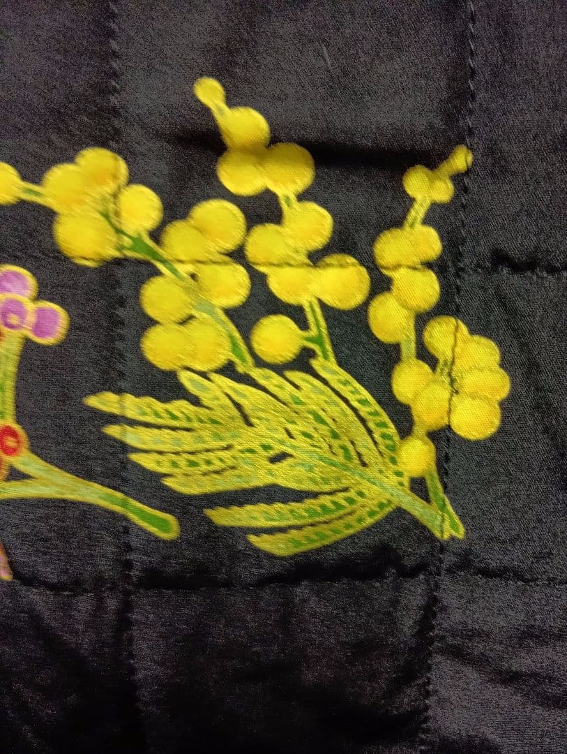 レオナール　カラフル花柄キルティングジャケット