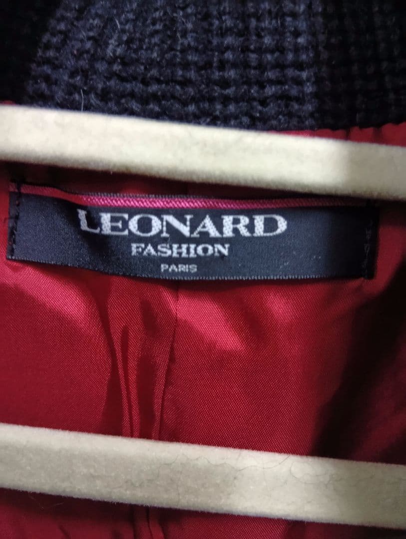 レオナール　カラフル花柄キルティングジャケット