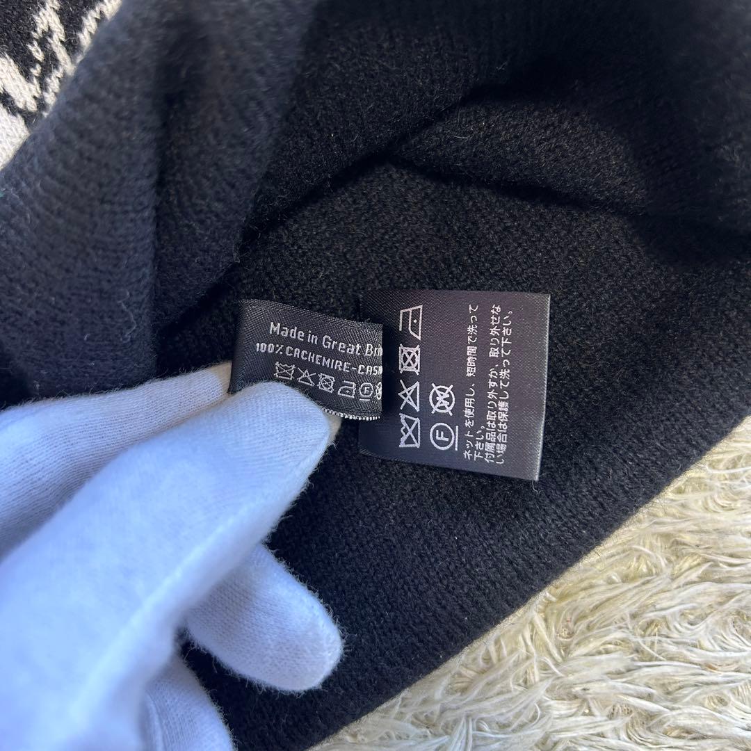 【美品 カシミヤ100%】シャネル カメリア ビーニー ココマーク ニット帽