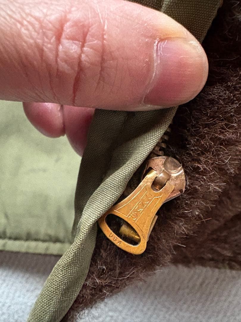 美品40s US NAVY デッキベスト アルパカ USN ヴィンテージ USA