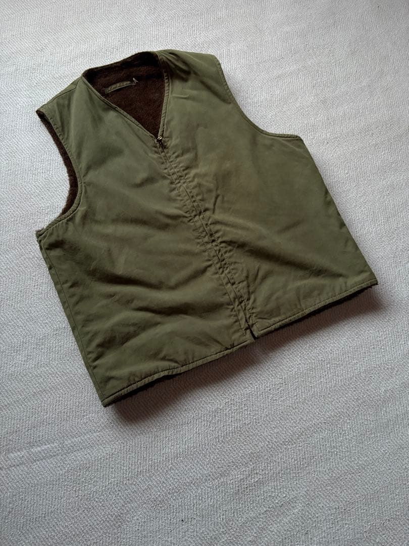 美品40s US NAVY デッキベスト アルパカ USN ヴィンテージ USA